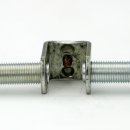 M10x1 Auslass-Muffe Gewinde-Adapter 22x18x21mm Metall verzinkt mit Erdungsschraube