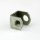 M10x1 Auslass-Muffe Gewinde-Adapter 22x18x21mm Metall verzinkt mit Erdungsschraube