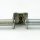 M10x1 Auslass-Muffe Gewinde-Adapter 22x18x21mm Metall verzinkt mit Erdungsschraube