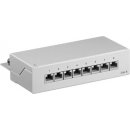 8 Port CAT 6 Mini Desktop Netzwerk Patchpanel Patchfeld...