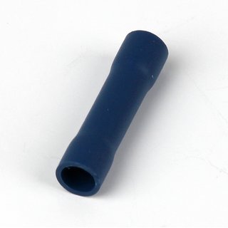 100 x Stoßverbinder isoliert blau für Leitungsquerschnitt 1,5-2,5 mm²