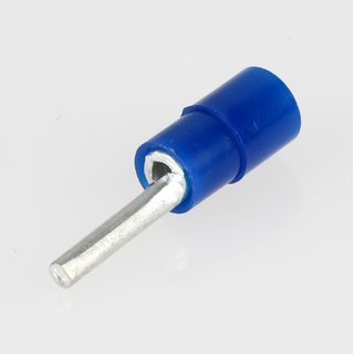 100 x Stiftkabelschuh blau isoliert für Leitungsquerschnitt 1,5-2,5 mm²