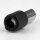 Zugentlastung Kunststoff schwarz mit M13x1x20 Metall Aussengewinde für Kabel