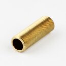 M13x1 Gewinderohr Messing 40mm lang für Lampen und...