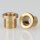 M10x1 Trompetennippel Messing 8mm lang 12x10mm mit Profil/Verdrehschutz