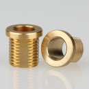 M10x1 Trompeten-Nippel 12x12 Länge 10mm Messing mit...