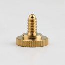 M5 Rändelschraube 16x15mm Messing roh