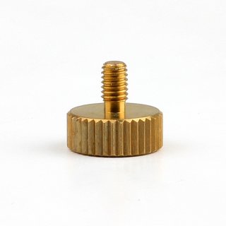 M3 Rändelschraube 10x9mm Messing roh