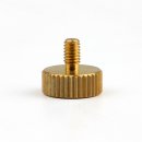 M3 Rändelschraube 10x9mm Messing roh