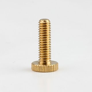 M4 Rändelschraube 8x15mm Messing roh