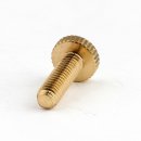 M4 Rändelschraube 8x15mm Messing roh