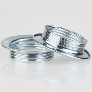 E27 Unterring Schraubring Metall verchromt 56x13 mm für Metallfassung