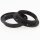 E27 2x Unterring Schraubring Kunststoff schwarz 57x12mm für Kunststoff Fassung