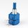 Dreh-Potentiometer blau stereo 1 Meg ohm 6/12mm