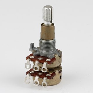 Dreh-Potentiometer stereo 50k ohm 6/9mm Achse