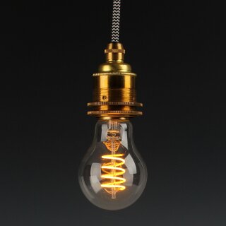 Danlamp E27 Deko LED Glühbirne Standard De Luxe Spiralform 60mm 240V/4W 2200K 250 Lumen