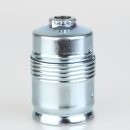 E27 Lampenfassung Metall verzinkt mit Glattmantel...