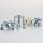 E27 Lampenfassung Metall verchromt mit Zugentlastung 2 Schraubringe Keramik Innenkern 250V/4A