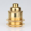E27 Vintage Lampenfassung Metall Messing M10x1 IG ohne...