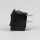 Wippschalter schwarz 1-polig EIN/AUS/EIN 19x12mm 250V/10A