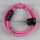 Textilkabel Pink 3-adrig mit Schnurschalter und Schutzkontakt-Stecker Anschlussleitung 2-5m