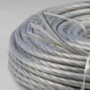 PVC-Lampenkabel Steuerleitung Li2YY 7x0,75mm² transparent 6,8mm Durchmesser