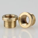 Reduzier Trompetennippel Gewinde-Adapter 12x8mm Messing...