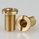 M8x1 Trompetennippel mit Schlitz Länge 13mm Messing...
