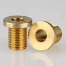 M8x1 Trompeten-Nippel 12x12 Länge 10mm Messing ohne...