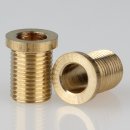 M10x1 Trompeten-Nippel 12x15 Länge 13mm Messing ohne...