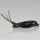PVC Lampenkabel Rundkabel schwarz 3-adrig, 3x1,0mm&sup2;...