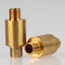 Lampen Dreh-Gelenk 16x36mm Messing roh M10x1...