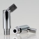 Lampen Dreh-Kippgelenk verchromt M8x1 AG auf M8x1 AG...