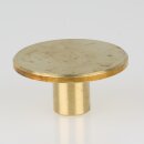 M10x1 Abschlussknopf Zierknopf 40x20mm T-Form Messing für Lampen und Leuchtenbau