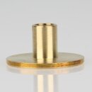M10x1 Abschlussknopf Zierknopf 40x20mm T-Form Messing für Lampen und Leuchtenbau