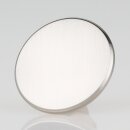 M10x1 Abschlussknopf Zierknopf 40x20mm T-Form Edelstahloptik für Lampen und Leuchtenbau