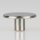 M10x1 Abschlussknopf Zierknopf 40x20mm T-Form Edelstahloptik für Lampen und Leuchtenbau