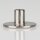 M10x1 Abschlussknopf Zierknopf 40x20mm T-Form Edelstahloptik für Lampen und Leuchtenbau