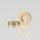 M5 Rundmutter 9x2mm Messing roh