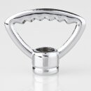 Zahnringnippel Metall verchromt 42mm mit M10x1...