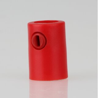 Zugentlastung mit M10x1 Innengewinde für Kabel 13x19mm Kunststoff rot