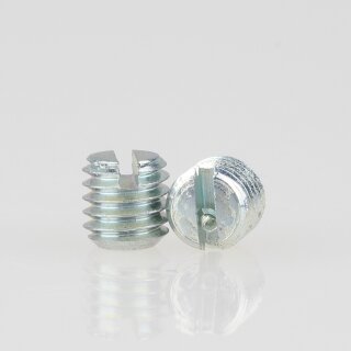 M5 Madenschraube Metall verzinkt ohne Spitze DIN 551 Länge 5mm