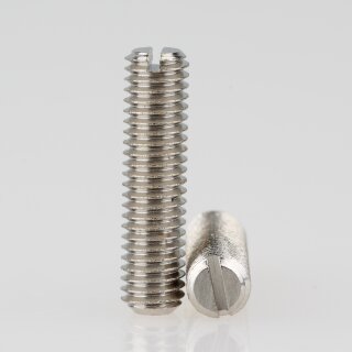 M5 Madenschraube Metall verzinkt ohne Spitze DIN 551 Länge 22mm