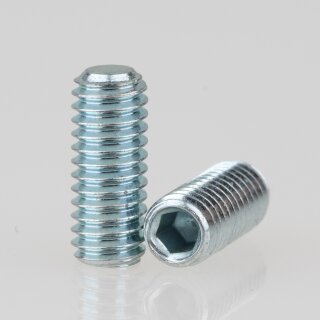 M4 Madenschraube Metall DIN 913 mit Innensechskant Länge 10mm ohne Spitze