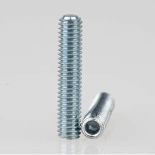 M4 Madenschraube Metall DIN 913 mit Innensechskant Länge 20mm ohne Spitze