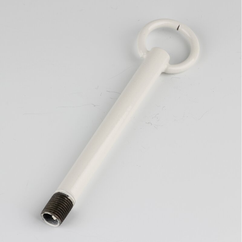 Lampen Pendelrohr 300 Mm | Mit M10 Außengewinde | Chrom Für Hängeleuchten & Deckenlampen