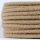 Textilkabel Hanf Jute beige 3-adrig 3x0,75 Schlauchleitung 3G 0,75 H03VV-F