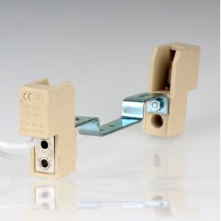 R7s/RX7s Hochvolt Halogenstab Lampenfassung 6A/230V Kontaktabstand 118mm