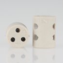 Porzellan Lüsterklemme Buchsenklemme weiß 3-polig rund Klemmbereich 1,5 bis 6 mm²