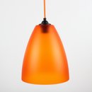 Acryl Lampenschirm 24,5x22cm orange für E27 Fassung